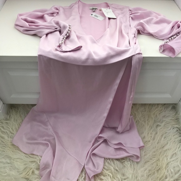 JOIE Kyrene asymmetric wrap-effect dress - Picture 3 of 10